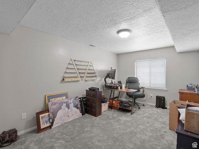6121 W Indian Oak Dr S, West Jordan, UT 84081 - carpeted office with a textured ceiling and baseboards