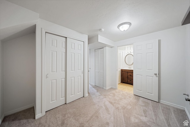 1591 E Waters Ln, Sandy, UT 84093 - unfurnished bedroom with light carpet, baseboards, and ensuite bathroom