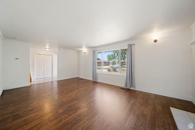 1591 E Waters Ln, Sandy, UT 84093 - unfurnished room with hardwood / wood-style flooring, baseboards, and crown molding