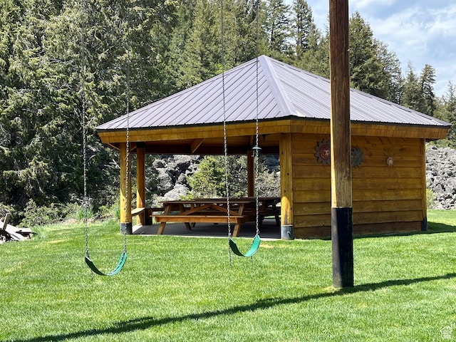 2665 Government Dam Rd, Soda Springs, ID 83276 - view of community featuring a gazebo and a yard
