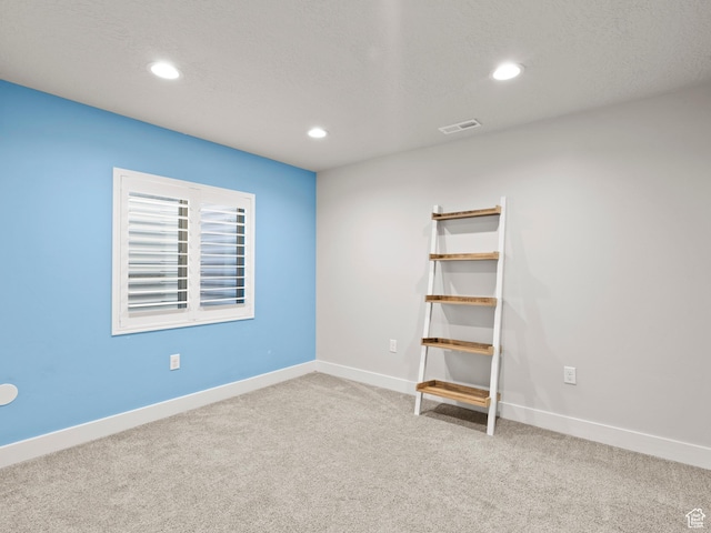 9558 S Lea Heather Way, West Jordan, UT 84081 - carpeted spare room with recessed lighting and baseboards