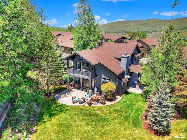 7841 Engen Loop, Park City, UT 84098 - aerial view of residential area with a mountainous background