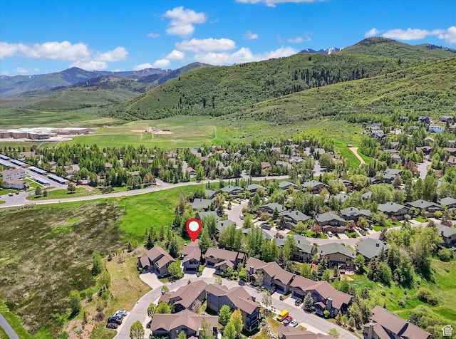 7841 Engen Loop, Park City, UT 84098 - aerial view of residential area with a mountain backdrop
