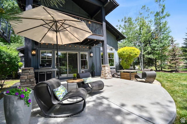 7841 Engen Loop, Park City, UT 84098 - view of patio / terrace featuring a balcony