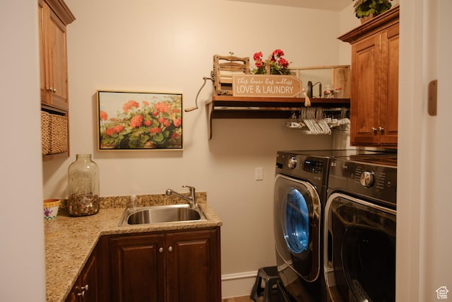 1380 N 300 W, Blanding, UT 84511 - laundry area with washing machine and clothes dryer and cabinet space