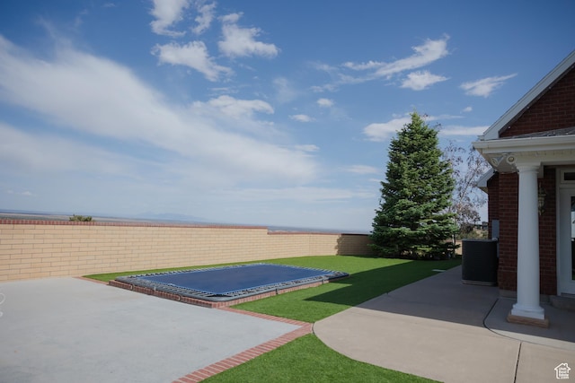 1380 N 300 W, Blanding, UT 84511 - view of yard featuring a patio area and central AC unit