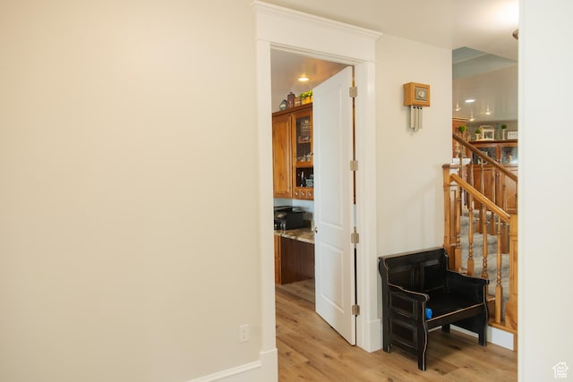 1380 N 300 W, Blanding, UT 84511 - hall with light wood-type flooring and baseboards
