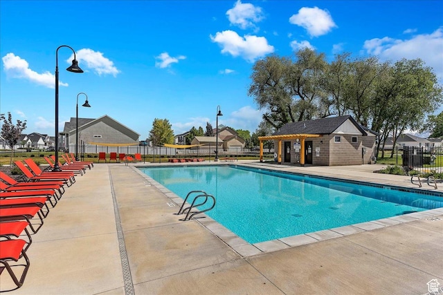 4185 W 800 S, Syracuse, UT 84075 - community pool with a residential view and a patio
