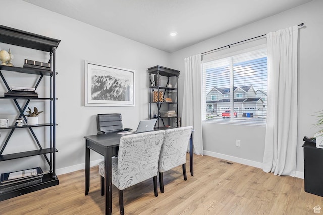 4185 W 800 S, Syracuse, UT 84075 - office with light wood finished floors and baseboards