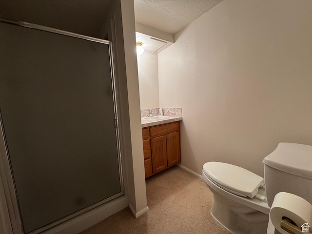 2650 S 2000 W, Syracuse, UT 84075 - full bath with toilet, a shower stall, vanity, and baseboards