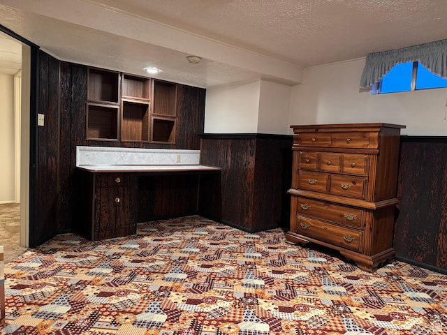 2650 S 2000 W, Syracuse, UT 84075 - office with wainscoting, wooden walls, and a textured ceiling