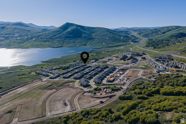 11579 N Groves Edge Dr, Hideout, UT 84036 - bird's eye view of a water and mountain view