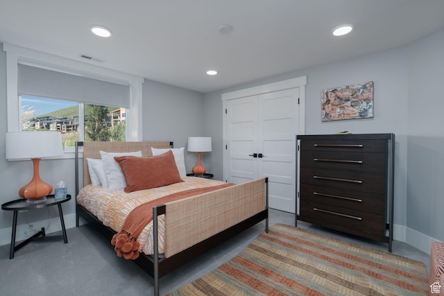 11579 N Groves Edge Dr, Hideout, UT 84036 - bedroom with recessed lighting, baseboards, and a closet