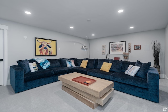 11579 N Groves Edge Dr, Hideout, UT 84036 - living area with recessed lighting and carpet