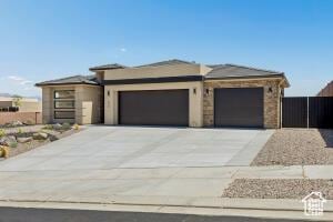 579 S 1800 W, Hurricane, UT 84737 - prairie-style house with a garage and concrete driveway