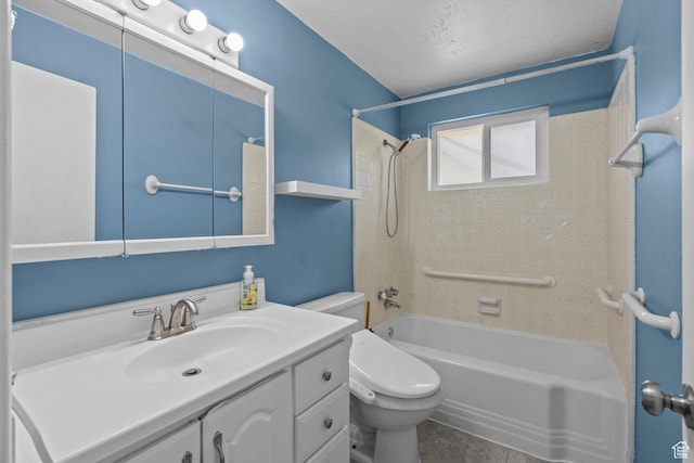 3025 N 250 E, Provo, UT 84604 - bathroom with vanity, shower / tub combination, and toilet