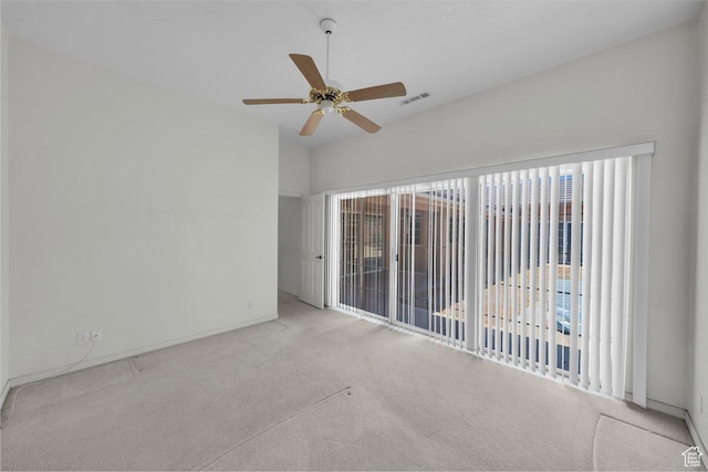 3350 S Fairway Rd, St George, UT 84790 - carpeted empty room featuring ceiling fan and baseboards