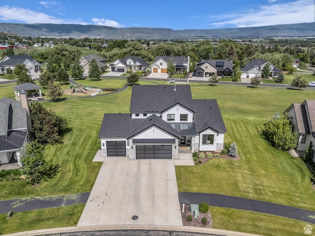 569 W Cascade Loop, Midway, UT 84049 - aerial view of residential area with mountains
