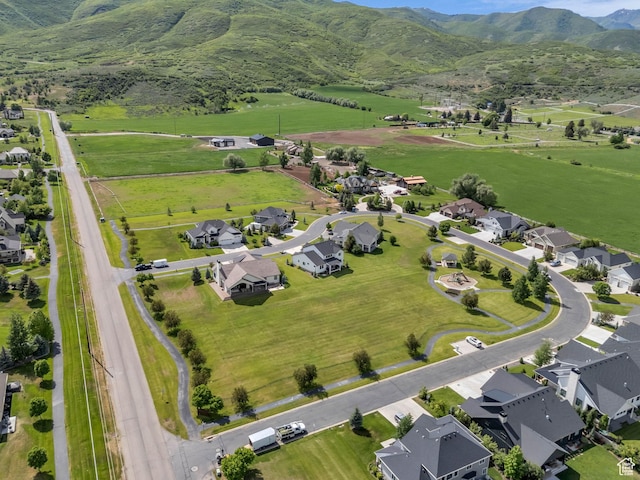 569 W Cascade Loop, Midway, UT 84049 - aerial view of property's location featuring mountains and nearby suburban area