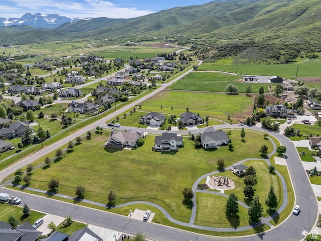 569 W Cascade Loop, Midway, UT 84049 - aerial view of property's location featuring nearby suburban area and mountains