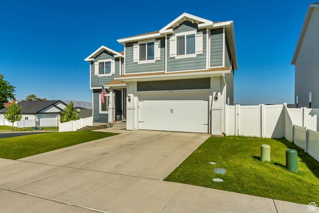753 N Stallion Dr Unit 601, Spanish Fork, UT 84660 - view of front facade with a garage and concrete driveway
