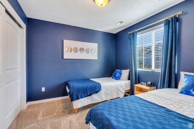 2987 S Willow Creek Dr, Saratoga Springs, UT 84045 - carpeted bedroom with baseboards and a closet