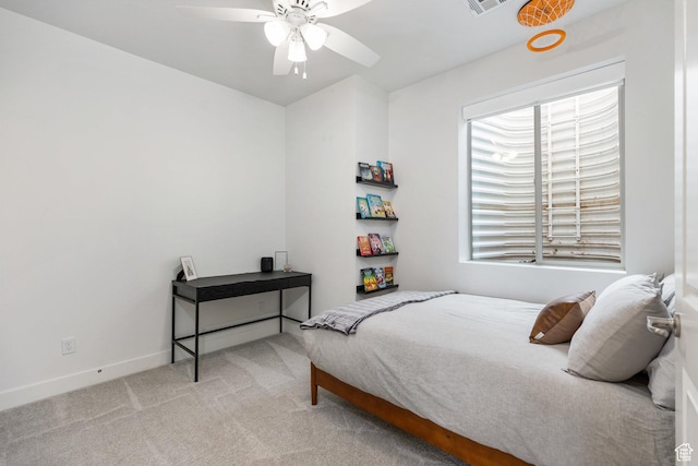 1432 Boys Pond Cir, Santa Clara, UT 84765 - carpeted bedroom with baseboards and a ceiling fan