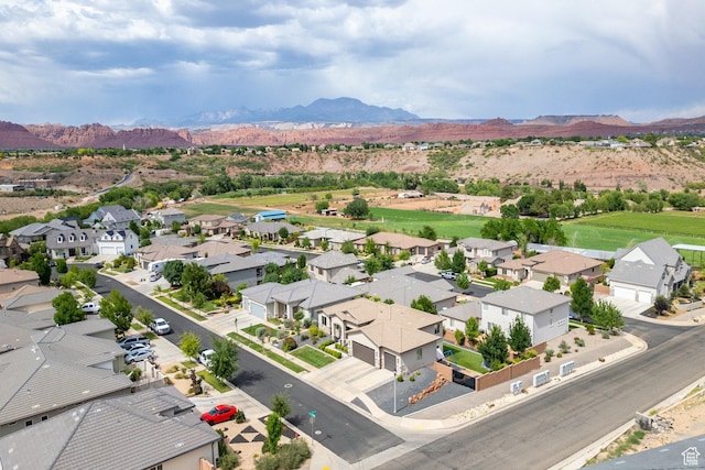 1432 Boys Pond Cir, Santa Clara, UT 84765 - aerial perspective of suburban area with mountains