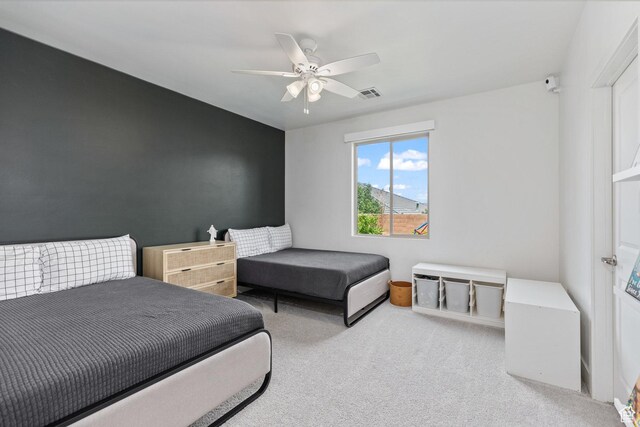 1432 Boys Pond Cir, Santa Clara, UT 84765 - bedroom with carpet flooring and ceiling fan
