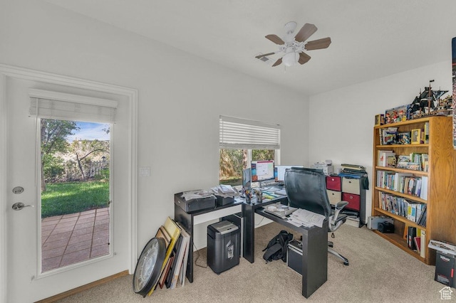 1165 W Indian Hills Dr Unit 236, St George, UT 84770 - carpeted office featuring ceiling fan