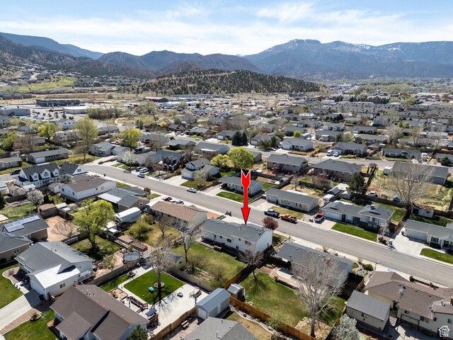 324 W 1650 N, Cedar City, UT 84721 - aerial perspective of suburban area featuring a mountainous background