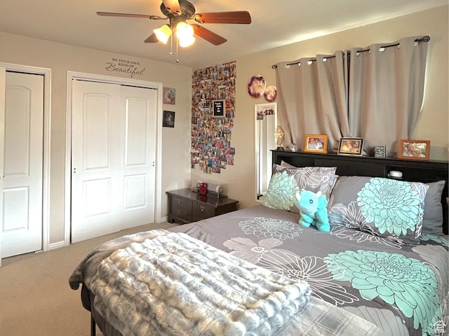 434 S 2nd E, Soda Springs, ID 83276 - bedroom with carpet and ceiling fan
