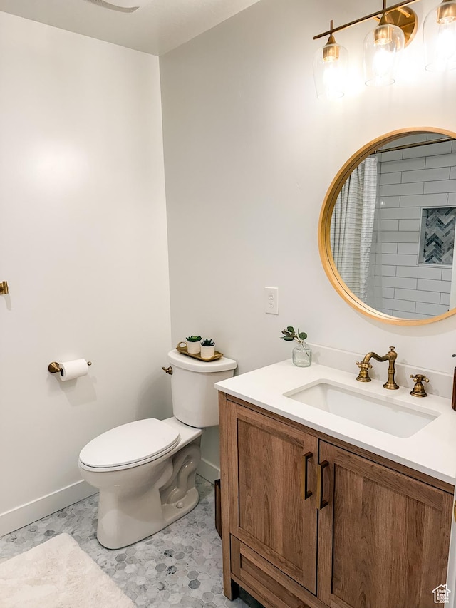 934 W 2740 N, Lehi, UT 84043 - full bathroom with baseboards, vanity, and toilet