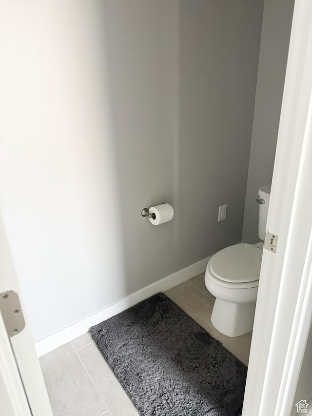 934 W 2740 N, Lehi, UT 84043 - bathroom featuring tile patterned flooring, toilet, and baseboards