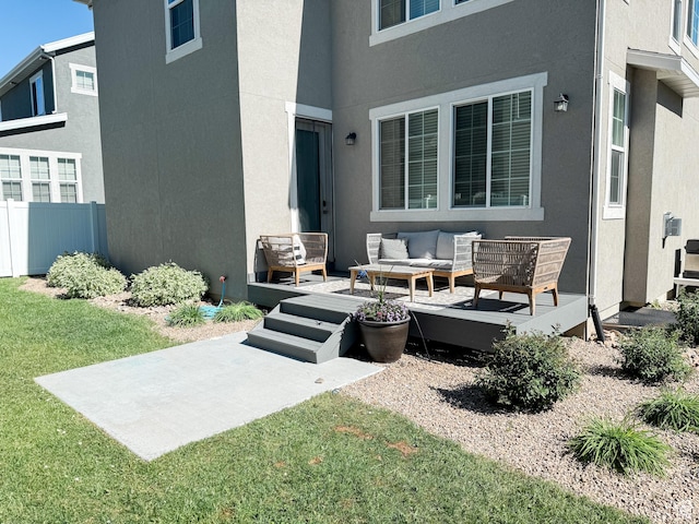 934 W 2740 N, Lehi, UT 84043 - view of patio with an outdoor hangout area and a wooden deck