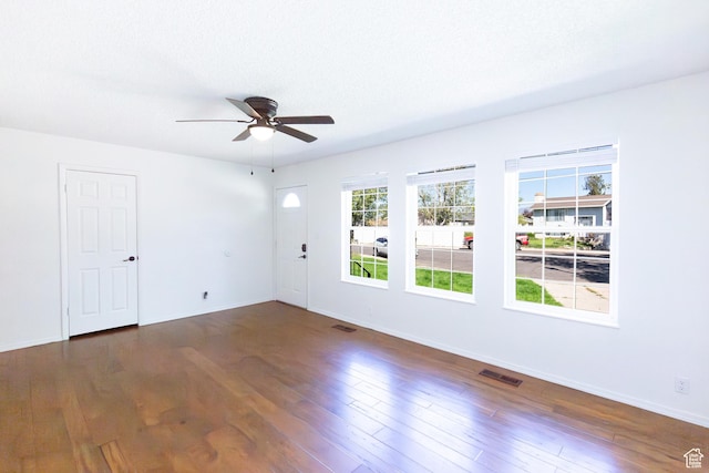 875 W 1130 N, Orem, UT 84057 - spare room with ceiling fan, dark wood-type flooring, and baseboards