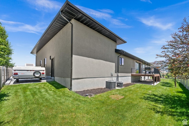507 W Windmill Gate Cv, Draper, UT 84020 - view of home's exterior featuring a deck and stucco siding
