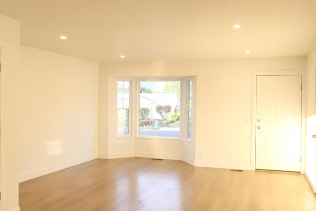 579 N 430 E Unit 2, Tooele, UT 84074 - spare room with recessed lighting, light wood-style floors, and baseboards
