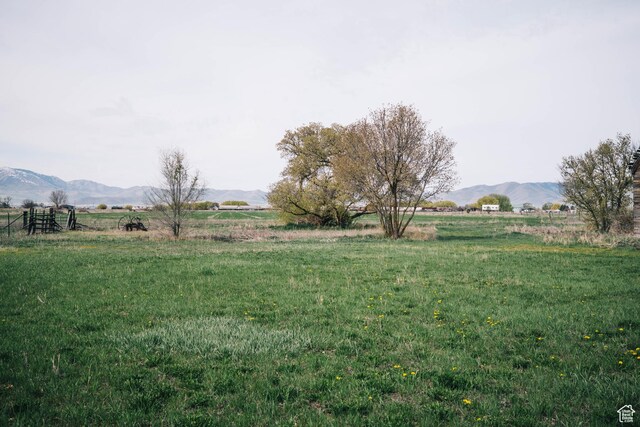 201 Bannock St, Malad City, ID 83252 - view of yard featuring a rural view and a mountain view