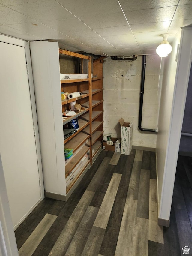 713 E 2nd St, Ogden, UT 84404 - unfinished basement with dark wood finished floors
