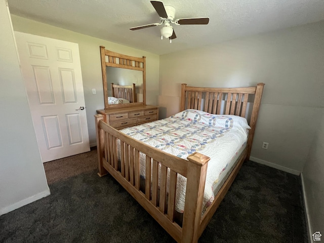 8842 E 500 S, Huntsville, UT 84317 - carpeted bedroom featuring baseboards and a ceiling fan