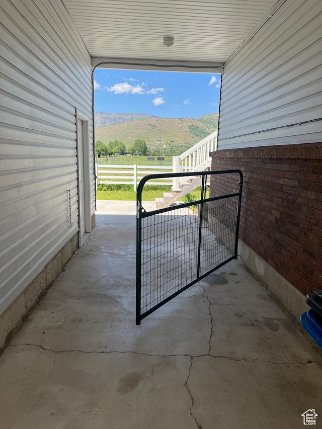 8842 E 500 S, Huntsville, UT 84317 - view of patio featuring a mountain view