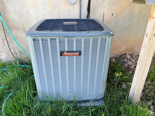 8842 E 500 S, Huntsville, UT 84317 - exterior view of central air condition unit and stucco siding