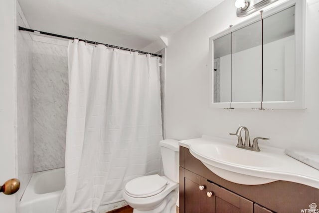 3185 S 4060 W, Salt Lake City, UT 84120 - bathroom featuring vanity, toilet, and shower / bath combo