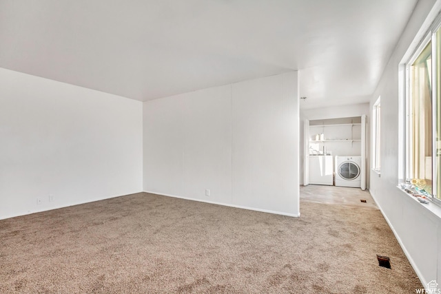 3185 S 4060 W, Salt Lake City, UT 84120 - empty room with light colored carpet and plenty of natural light