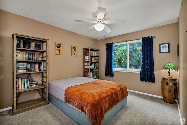 55 N 1300 E, Logan, UT 84321 - bedroom with carpet, baseboards, and a ceiling fan