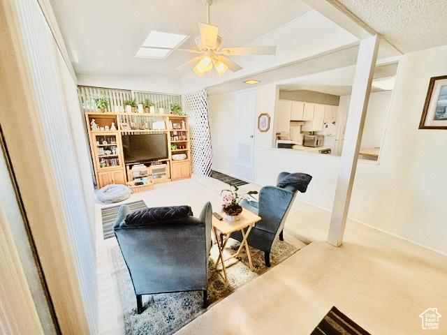 381 W 400 N Unit 12, Bountiful, UT 84010 - living area with ceiling fan