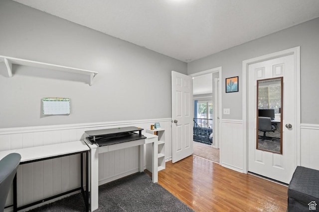 5747 S 2900 W, Roy, UT 84067 - home office with a wainscoted wall and wood finished floors