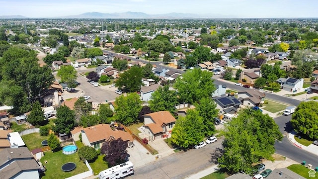 5747 S 2900 W, Roy, UT 84067 - aerial view of residential area featuring mountains