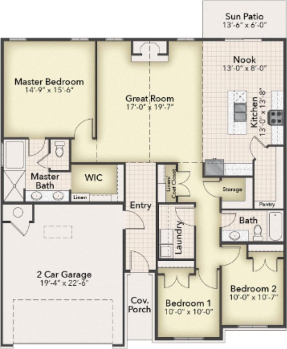 964 S 4475 W Unit 123, West Point, UT 84015 - floor plan / room layout